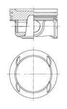 PİSTON+SEGMAN (STD) ASTRA J-CORSA D-E-MOKKA-INSIGN...