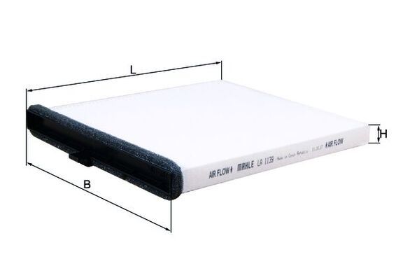 POLEN FİLTRESİ Cabin filter — MAHLE LA1139 - MAHLE
