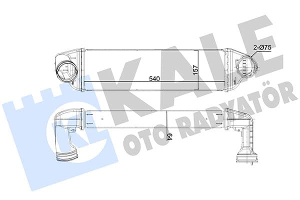 TURBO RADYATORU BMW N47 M57N2 E83 05>11