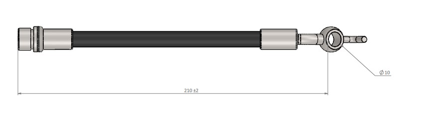 FREN HORTUMU arka AURIS 07-12 - CAVO - OEM 90947W2024