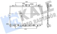 RADYATÖRÜ HYUNDAI ACCENT 1.3L G4EH 95-00 1.5L G4EK - KALE - OEM 2531022050