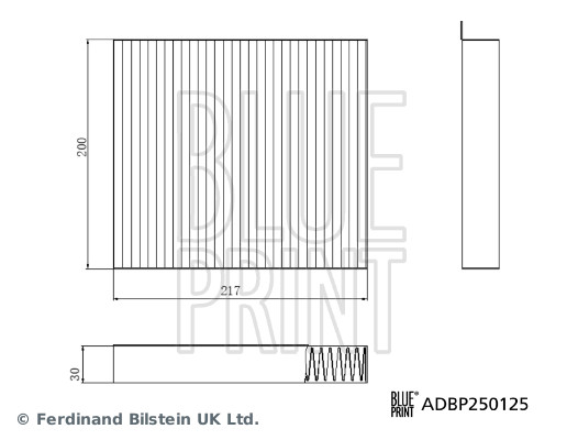 KABİN FİLTRESİ EXTENDER (SH) EXTENDER 4X4 (SH) T60 (SH1) T60 (SH5) T60 4X4 (SH1) T60 4X4 (SH5) T70 ( SH1) T70 4X4 (SH1) T60 4X4 (SK) - BLUEPRINT - OEM 00089344