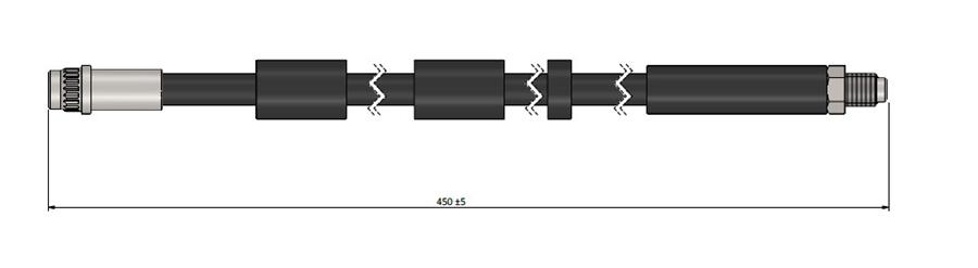 ÖN FREN HORTUMU PEUGEOT PARTNER 08> CITROEN BERLINGO 08> C4 PICASSO 06>13 - CAVO - OEM 4806G4