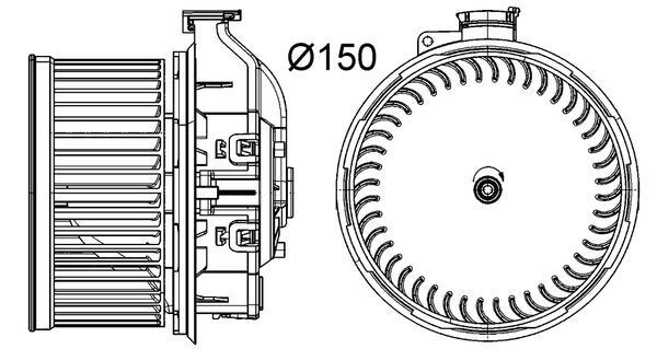 Innenraumgeblaese VW UP — MAHLE AB260000P - MAHLE