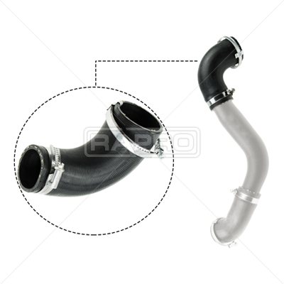 TURBO HORTUMU [ALT 1 PARCA] FORD FOCUS-KUGA-C-MAX 2.0 TDCI 11> (DİRSEK ALT) - RAPRO - OEM AV61