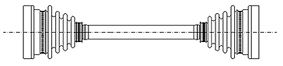 KOMPLE AKS FORD EUROPE SİERRA II. SW : 2.0. 4WD - CIFAM - OEM 1629459