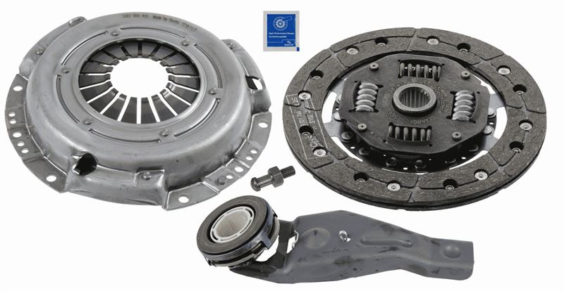 DEBRİYAJ SETİ (BASKI+DİSK+BİLYA) MAZDA 3 1.6 Z6 BENZİNLİ (BK kasa) 03-> ÇATALLI RULMAN İLE BİRLİKTE - SACHS - OEM Z60116410