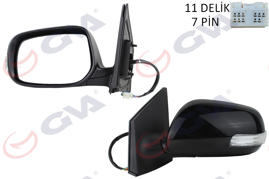 DIŞ DİKİZ AYNASI SOL COROLLA 10> ELEKTRİKLİ+ISI - GVA - OEM 8794012G90