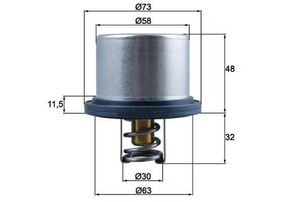 TERMOSTAT Thermostat. heavy duty