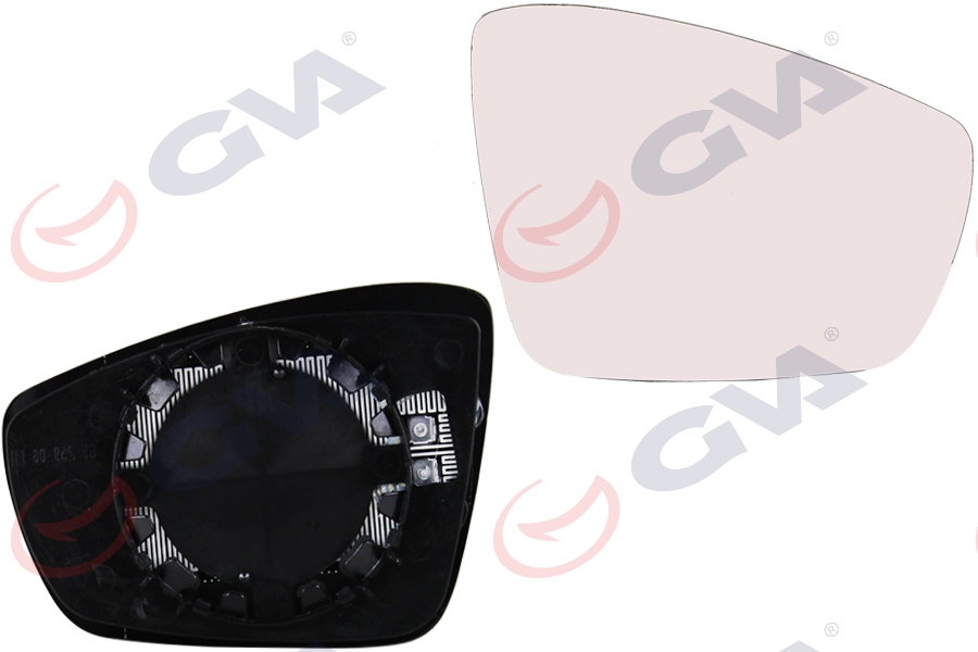 AYNA CAMI SAĞ POLO 09> ISITMALI+KONVEKS VM-388GHR - GVA - OEM 6R0857522A