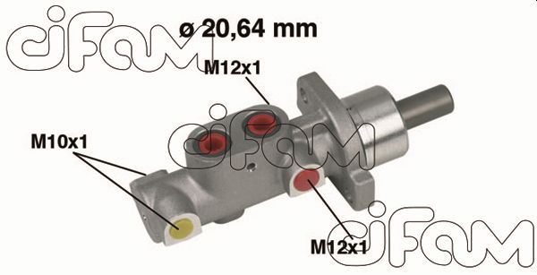 ANA MERKEZ P206 1.4 16V-1.4HDI-2.0HDI-P306 1.4-1.6-1.9D(20.64mm) - CIFAM - OEM 4601.F8