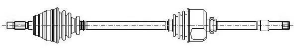 (x) AKS ÖN SAĞ P406 1.6-1.8-1.8 16V-2.0 16V-2.0T-1.9D-1.9TD-2.0HDI (95-04) ABS`Lİ - CIFAM - OEM 3273.6V