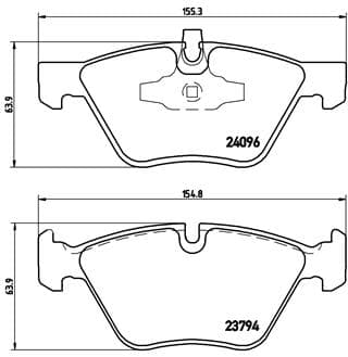 ÖN BALATA BMW E83 X5 3.0i-4.4i 00=> X5 5.30d (0...