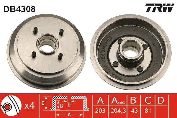 ARKA KAMPANA FIESTA (02>08)-FUSION (02>12) - TRW - OEM 7S611113AA