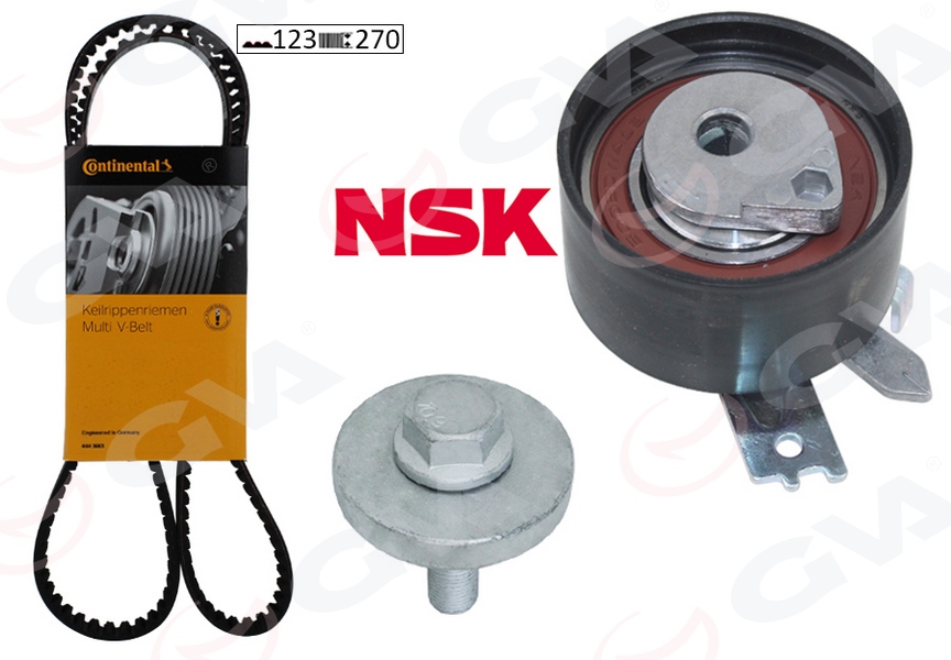TRIGER SETI (123X27) CLIO II 01>06 MEGANE II 04> KANGO 01> MICRA III 04> DUSTER 10> 1.5 DCI K9 (EUR - SUPSAN - OEM 7701477028