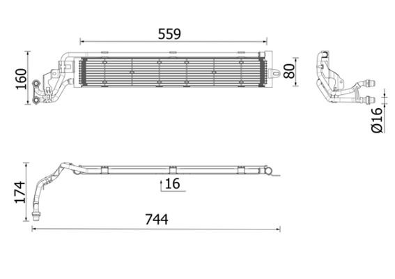 RADİATOR AUDI A3 - MAHLE