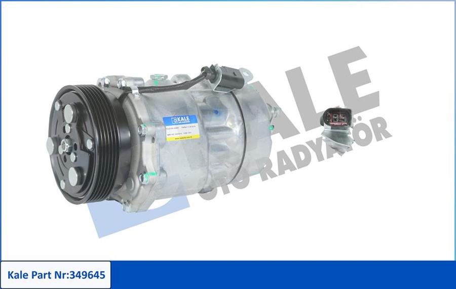KLİMA KOMPRESÖRÜ CADDY (05-10)GALAXY (00-06)1.9TDI - KALE - OEM 7M3820803C