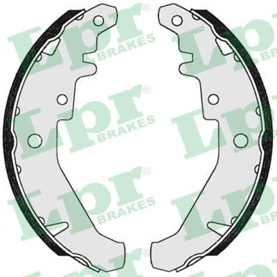 ARKA PABUÇ BALATA PALIO-SIENA-ALBEA 1.2-1.3-1.4-1.6 16V (185x29) - LPR - OEM 7081572