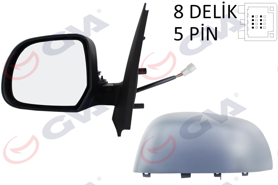 DIS DIKIZ AYNASI SOL LODGY DOKKER ELEKTRIKLI ISITMSLI SENSORLU - DE-GA - OEM 963025005R