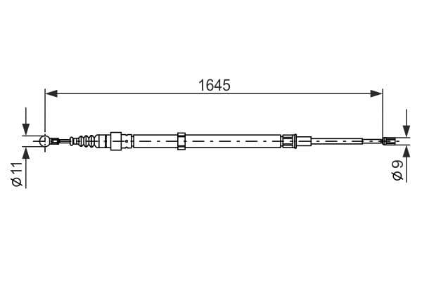 FREN TELİ. 1645 MM (1987477807)