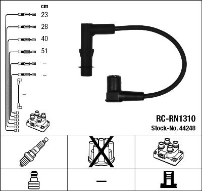 RC-RN1310 ATEŞLEME KABLOSU - NGK
