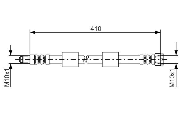 FREN HORTUMU ON BMW E39 - BOSCH - OEM 34301165249