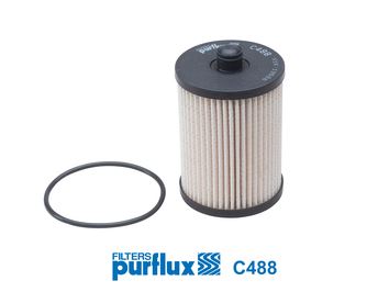 YAKIT FİLTRESİ LT28-LT35-LT46 2.8TDI (01-06) VOLVO S60 2.4D D5 (01-10) S80 2.4D D5 (01-06) V70 II 2.4D D5 (01-08) XC70 2.4D5 (02-07) XC9O D3 D5 (02-14) ( 2D0127177-2D0127159 ) - PURFLUX - OEM 32242175
