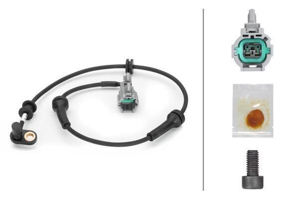 TEKERLEK HIZ SENSÖRÜ NISSAN NP300 PATHFİNDER 2 KUTUPLU - HELLA - OEM 47910EA025