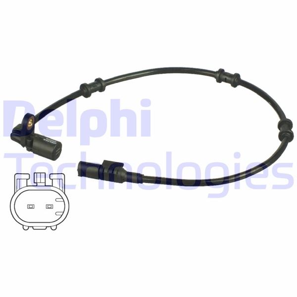 ABS SENSORU ARKA SAG MERCEDES ML-CLASS W163 - DELPHI - OEM A1635401117