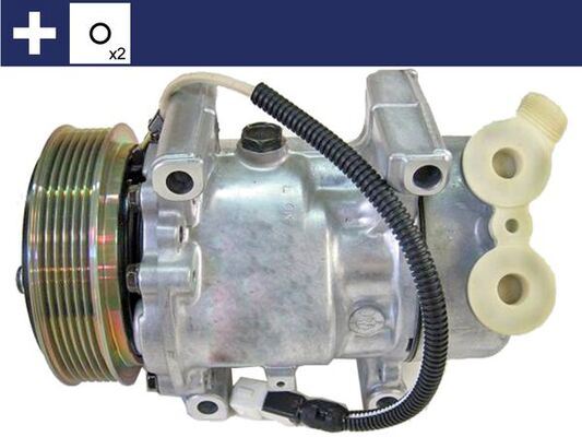 KLİMA KOMPRESÖRÜ PEUGEOT P206 99>07 CITROEN XSARA 00>05 1.8-2.0 EW7-EW10 - MAHLE - OEM 9635587780
