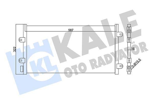 KLİMA RADYATÖRÜ (KONDANSER) FIAT PUNTO 99>06 1...