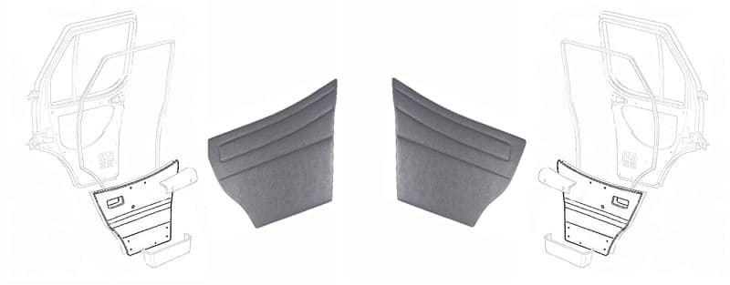 ÖN KAPI PANELİ R/L FORD TRANSİT T12-T15-MAXI-P190