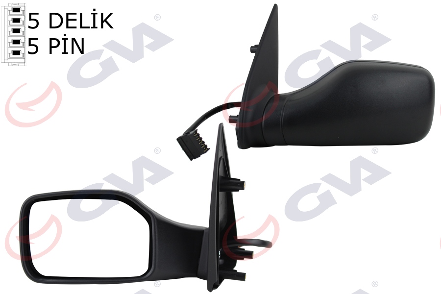 DIŞ DİKİZ AYNASI SOL 106 93> ELEKTRİKLİ+ISITMAL - GVA - OEM 8148.QJ