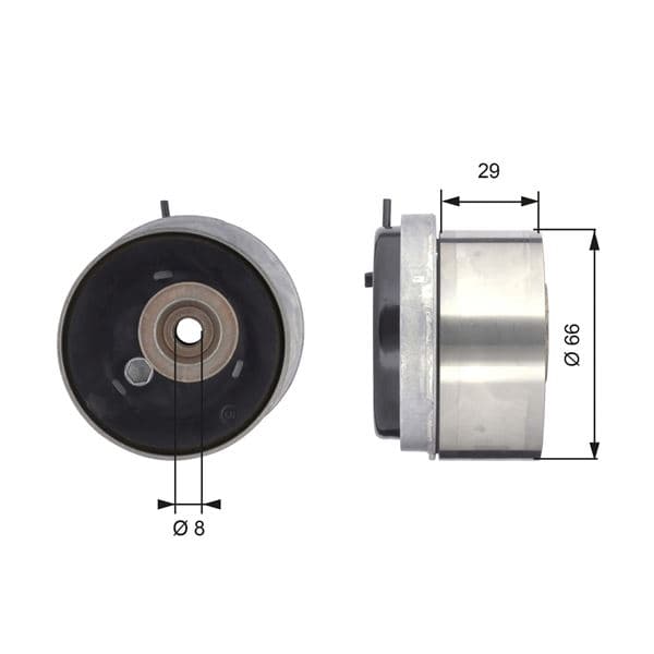 EKSANTRİK GERGİ RULMANI ASTRA G-ASTRA H-J-VECTRA C...