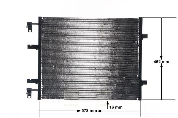 KLIMA RADYATORU (110X740) RENAULT TRAFIC II (ENo:8FC351318691) - MAHLE BEHR - OEM 93854159