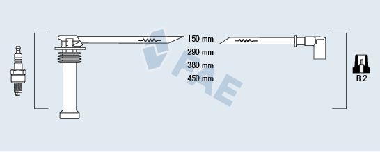 BUJİ KABLO TAKIMI FOCUS-CMAX-FİESTA-MONDEO-BMAX-MA - FAE - OEM YS6F