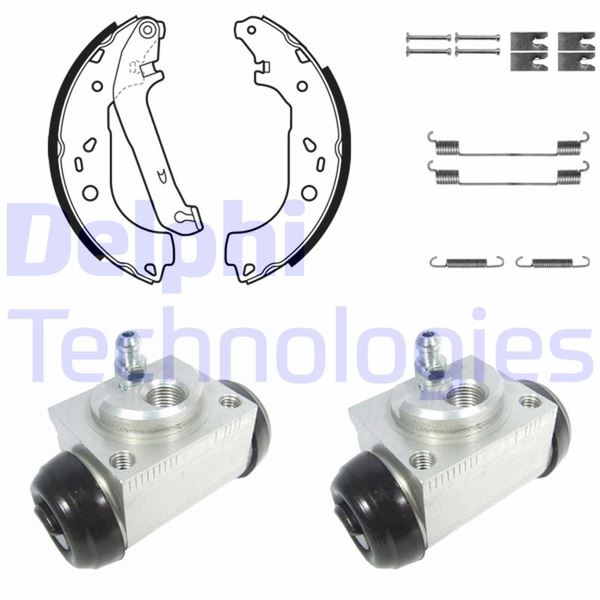 FREN PABUÇ KİTİ ARKA FORD FOCUS II 11/04> - DELPHI