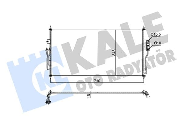 KONDENSER AL/PL/BRZ ALMERA II