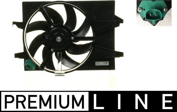 FAN MOTORU FORD FİESTA 02> 1.25-1.4 ZETEC-1.4 TDCİ (AC+) - MAHLE - OEM 2S6H