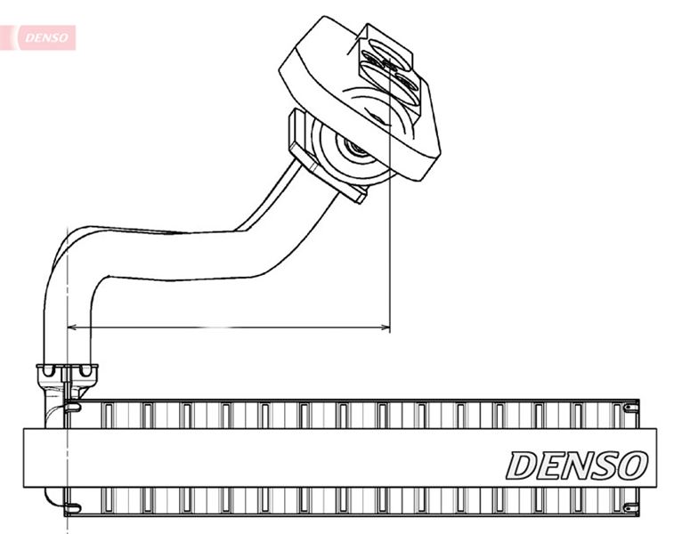 EVAPORATOR. AİR CONDİTİONİNG ABARTH GRANDE PUNTO (05-12) - DENSO - OEM 77363895