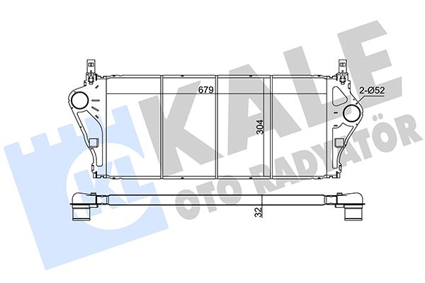 İNTERCOOLER ESPACE IV-LAGUNA I-LAGUNA II-VEL SATIS 1.9DCI-2.0 16V 02=> - KALE - OEM 8200008761