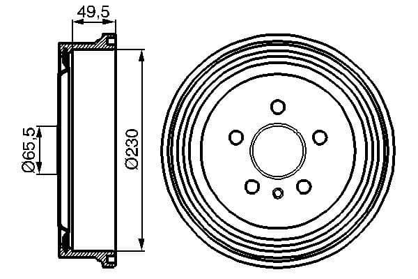 ARKA KAMPANA VECTRA B 1.6-2.0 (95-02)- ZAFIRA A 1....