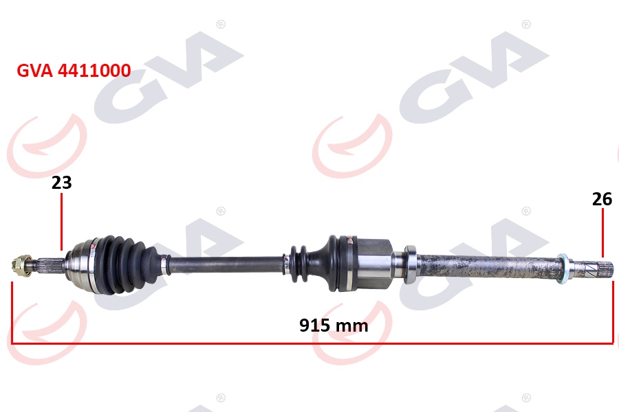 KOMPLE AKS SAĞ MEGANE II 1.4/1.6 16V-1.5 DCİ (02-0 - GVA - OEM 391001510R
