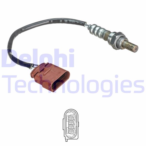 OKSIJEN SENSORU CHEVROLET AVEO 1.2 (LY4- LMU =06>> - DELPHI - OEM 96419957