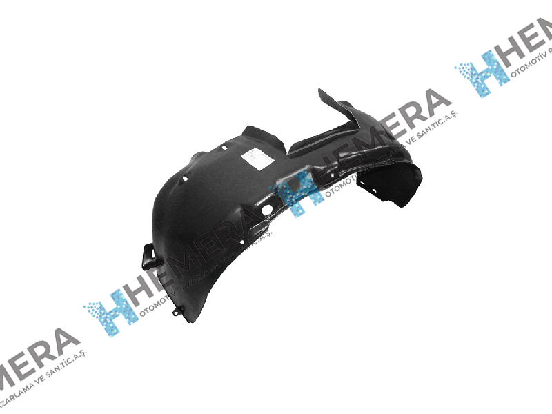 ÇAMURLUK DAVLUMBAZI ÖN SOL OPEL CORSA C 2001-2011 - GORDON - OEM 13109022