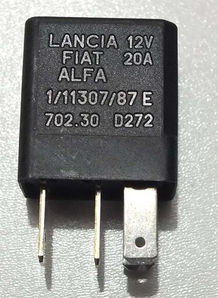 MICRO ROLE 12V 20 AMPER 4 FISLI SIYAH  #### - MTA - OEM 46520421