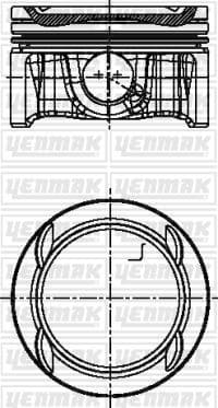 PİSTON+SEGMAN (0.50) ASTRA J-CORSA D-E-MOKKA-INSIG...