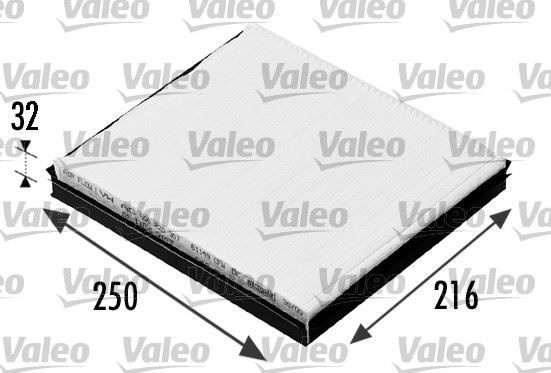 POLEN FİLTRESİ POLO-CORDOBA-IBIZA 1.2-1.4-1.6-1.8- - VALEO - OEM 6Q0819653