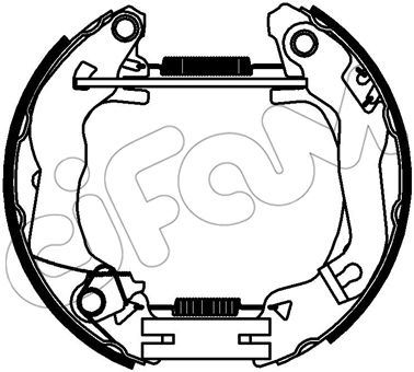 HIZLI TAMİR KİTİ(PAPUÇ+FREN SİLİNDİRİ+YAYLAR) FORD EUROPE : 1.6;1.6 İ;1.8;1.8 TD;1.9;2.0;2.0 4WD;2.0 - CIFAM