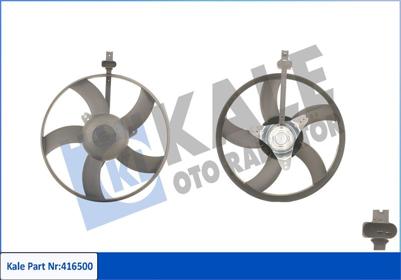FAN MOTORU DAVLUMBAZLI SEAT CORDOBA-IBIZA IV-V-TOLEDO IV-SKODA FABIA-VW POLO (96W-325mm) - KALE - OEM 6Q0959455AF